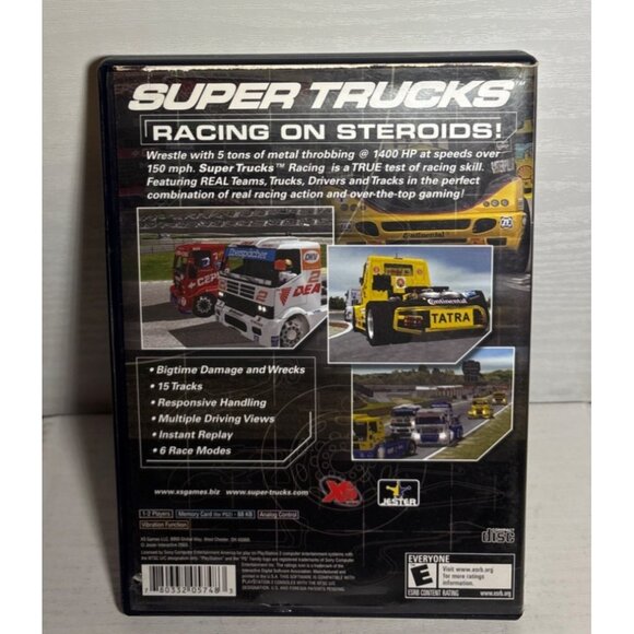 Super Trucks Racing Sony PlayStation 2 Video Game Complete W/ Case & Manual - Picture 2 of 5